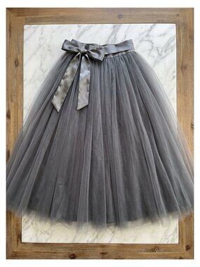 Women's Tulle Tutu Skirt High Rise Full Floor Length Party